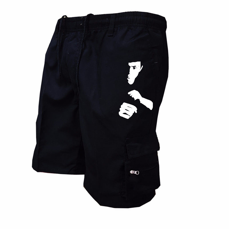 Mens Fashion Workwear - Pantalones cortos de trabajo con estampado