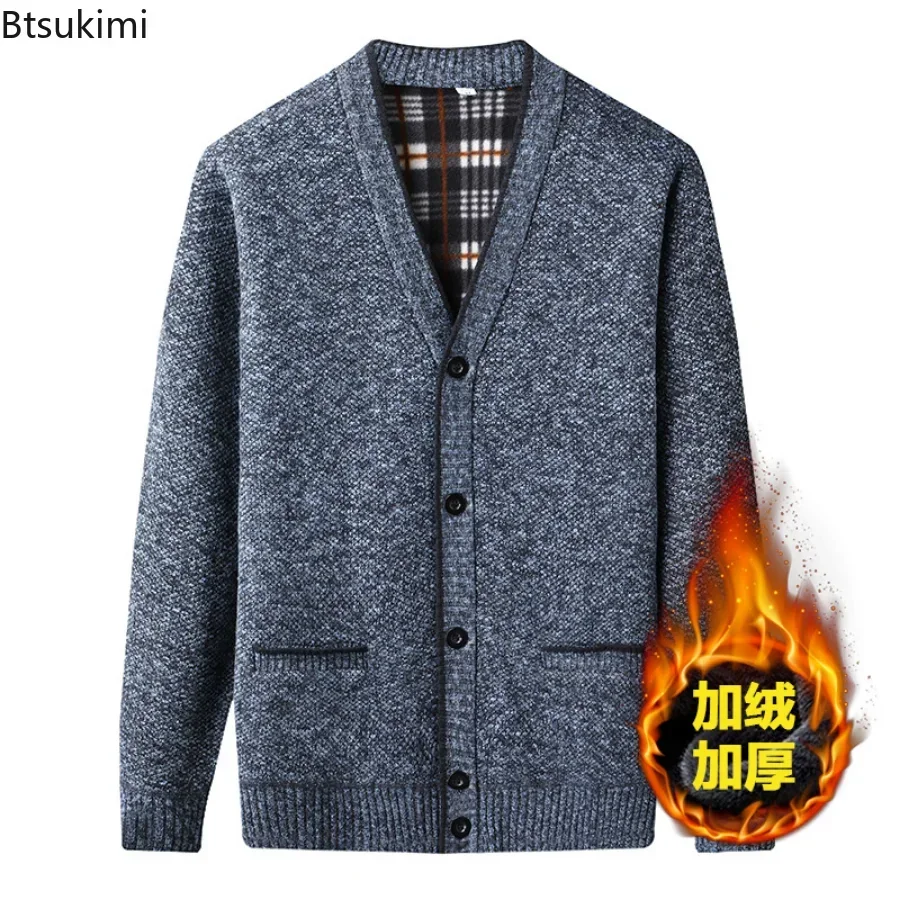 Men'S Fashion V Neck Sweater - Nuevo 2026 Cárdigan de punto de