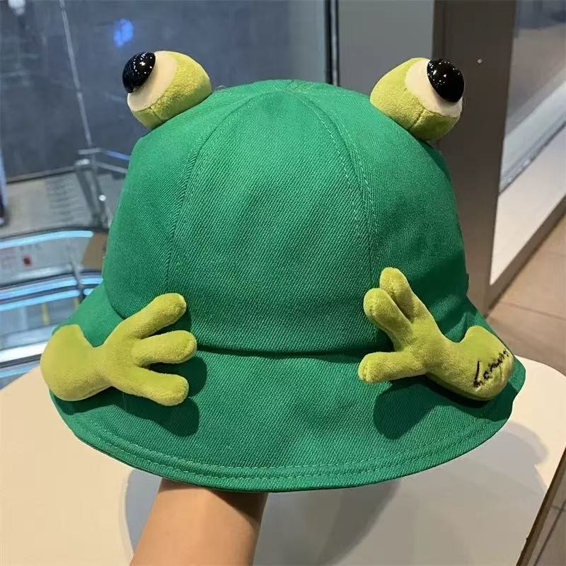 Mens Fashion Bucket Hat - Divertido Sombrero de Pescador con Ojos