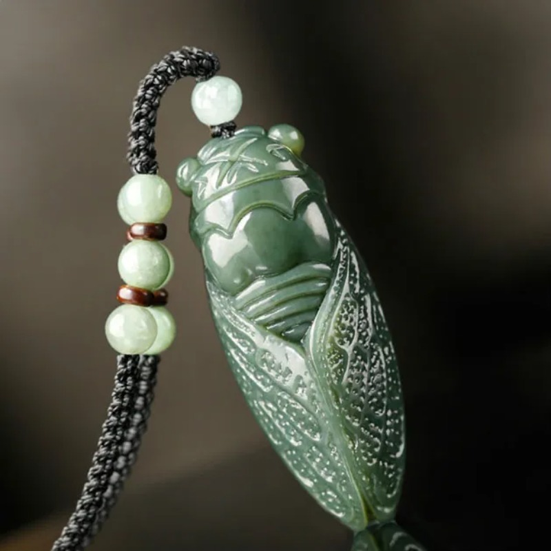 Men'S Fashion Necklaces - Colgante de Jade Natural de Hetian
