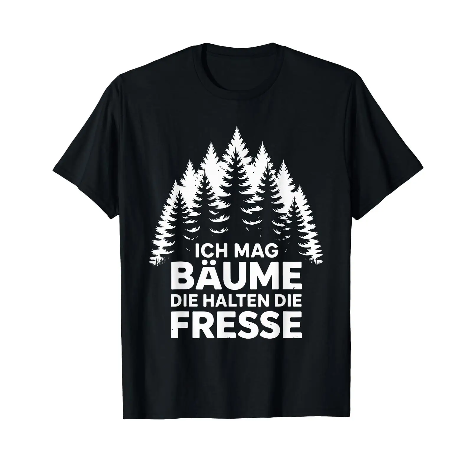 Men'S Fashion Mag - Camiseta Ich Mag Bäume Die Halten