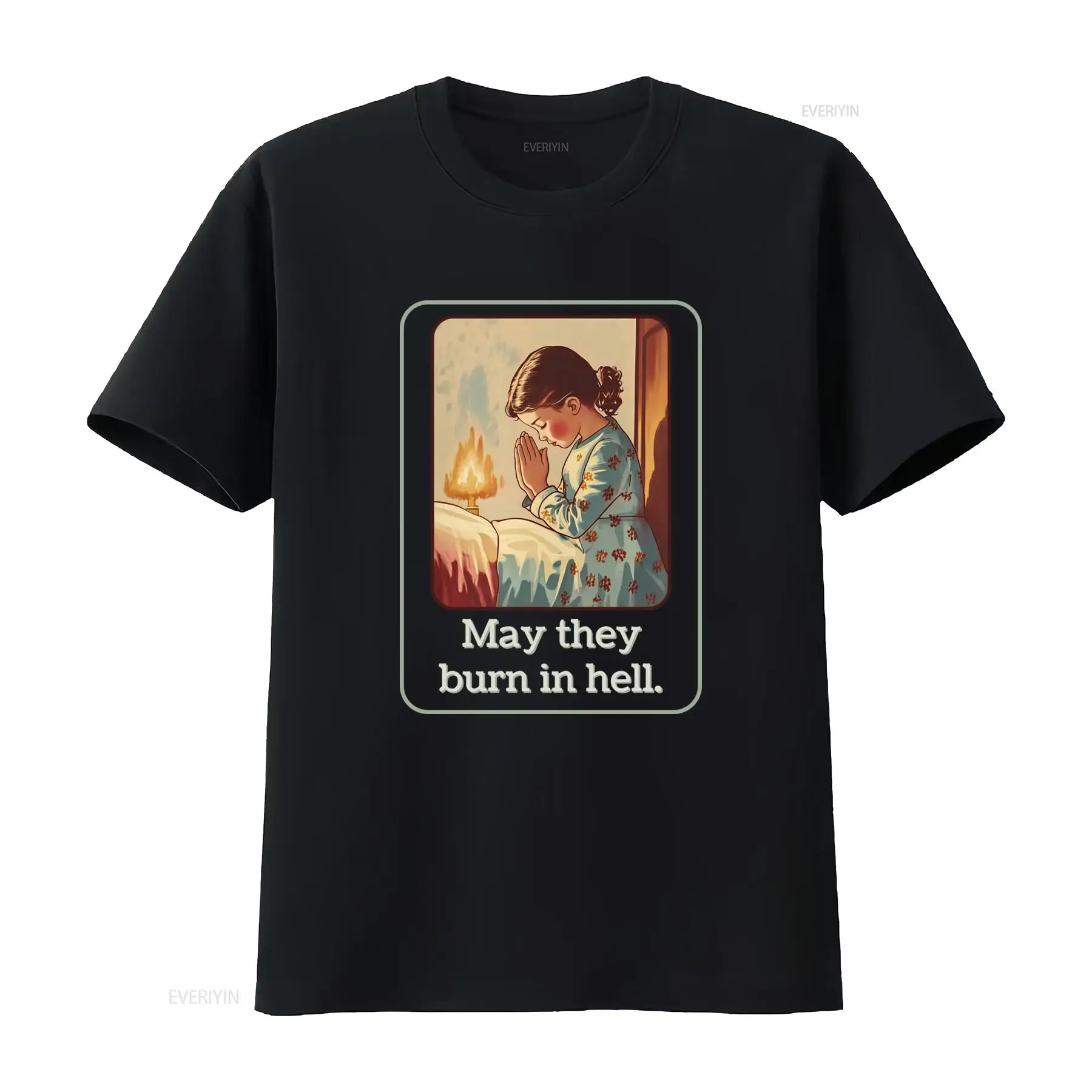 1950S Fashion Men'S - Camiseta con estampado de May They