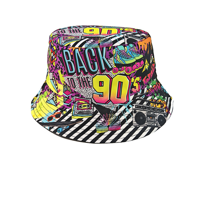 Mens Fashion Bucket Hat - Sombrero de Pescador Retro de los