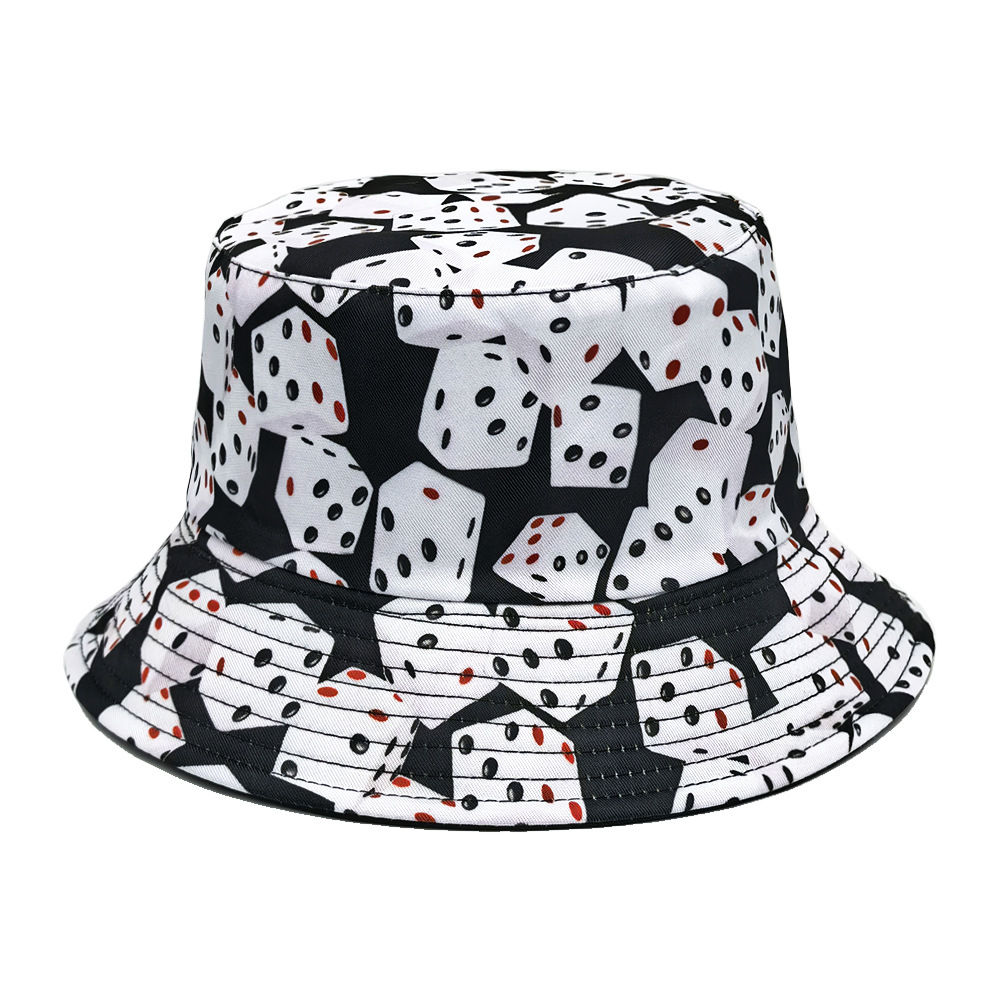 Mens Fashion Bucket Hat - Sombrero de Pescador con Estampado de