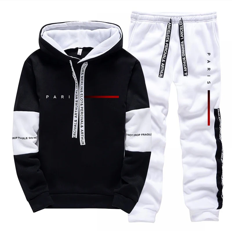 Men'S Fashion Designer - Conjunto de Sudadera con Capucha y