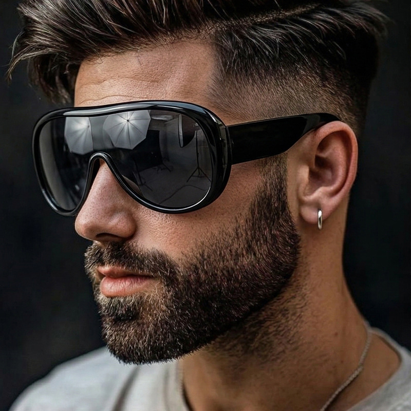 Men'S Fashion Y2K - Gafas de Sol de Gran Tamaño