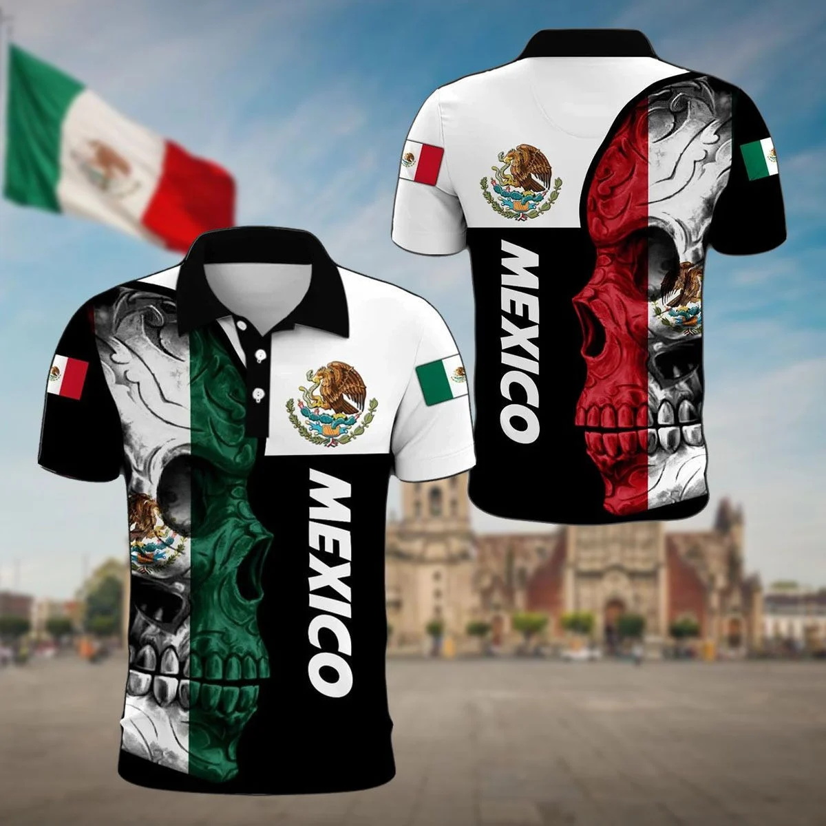 Mens Fashion Mexico - México asteca escudo de armas y