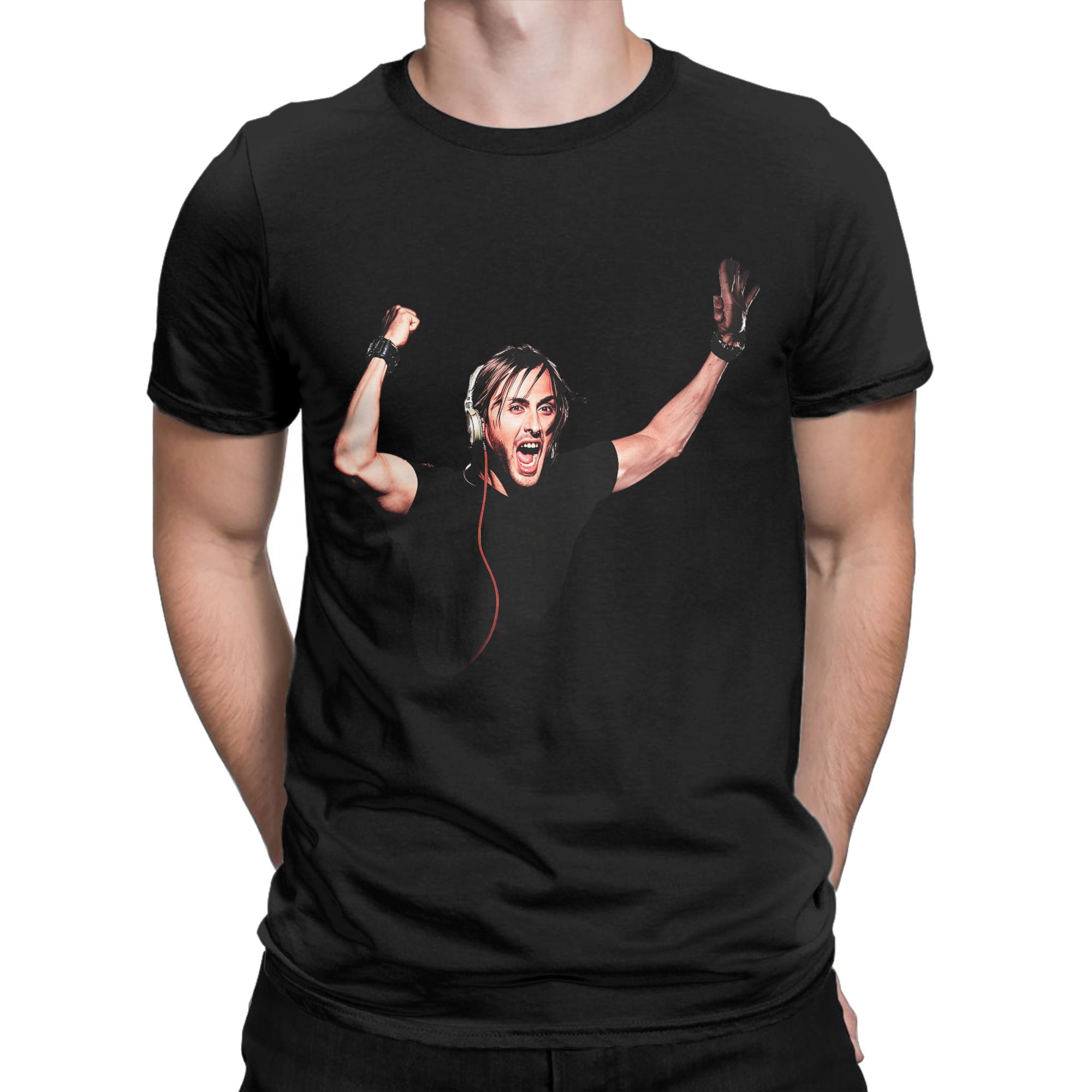 Men'S Fashion Mag - Camiseta extragrande Davids Guettas Dj Mag