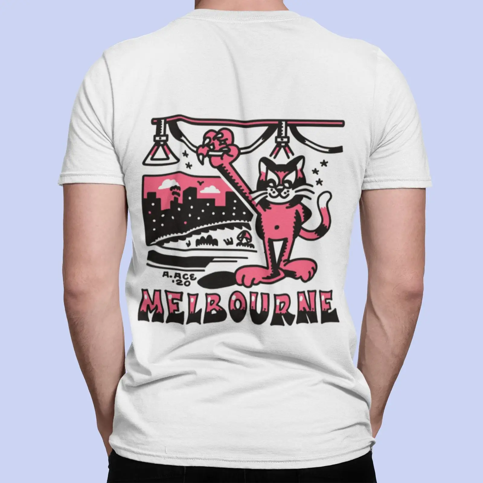 Mens Fashion Melbourne - Camiseta Melbourne Tram con diseño de