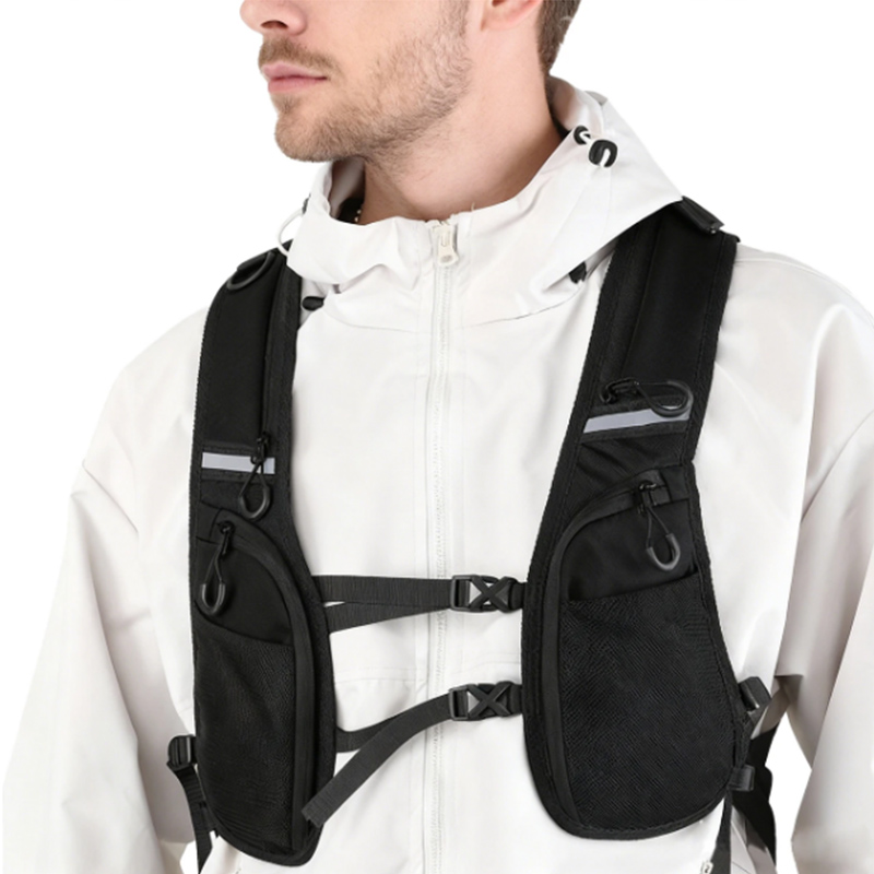 Tactical Vest Men - Chaleco Táctico Deportivo Reflectante para Exteriores,