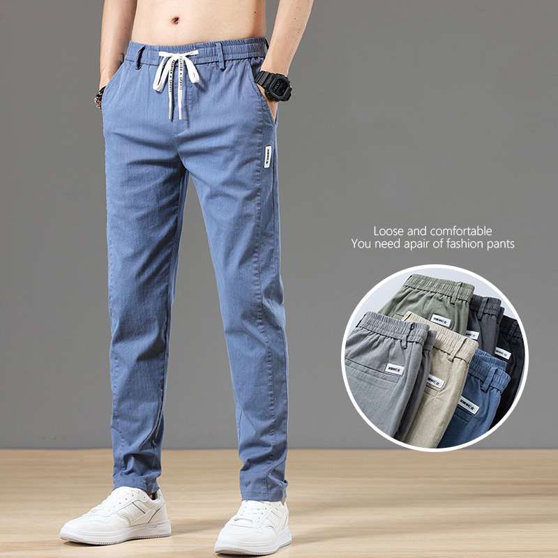Men'S Fashion Korea - Pantalones informales de negocios a la