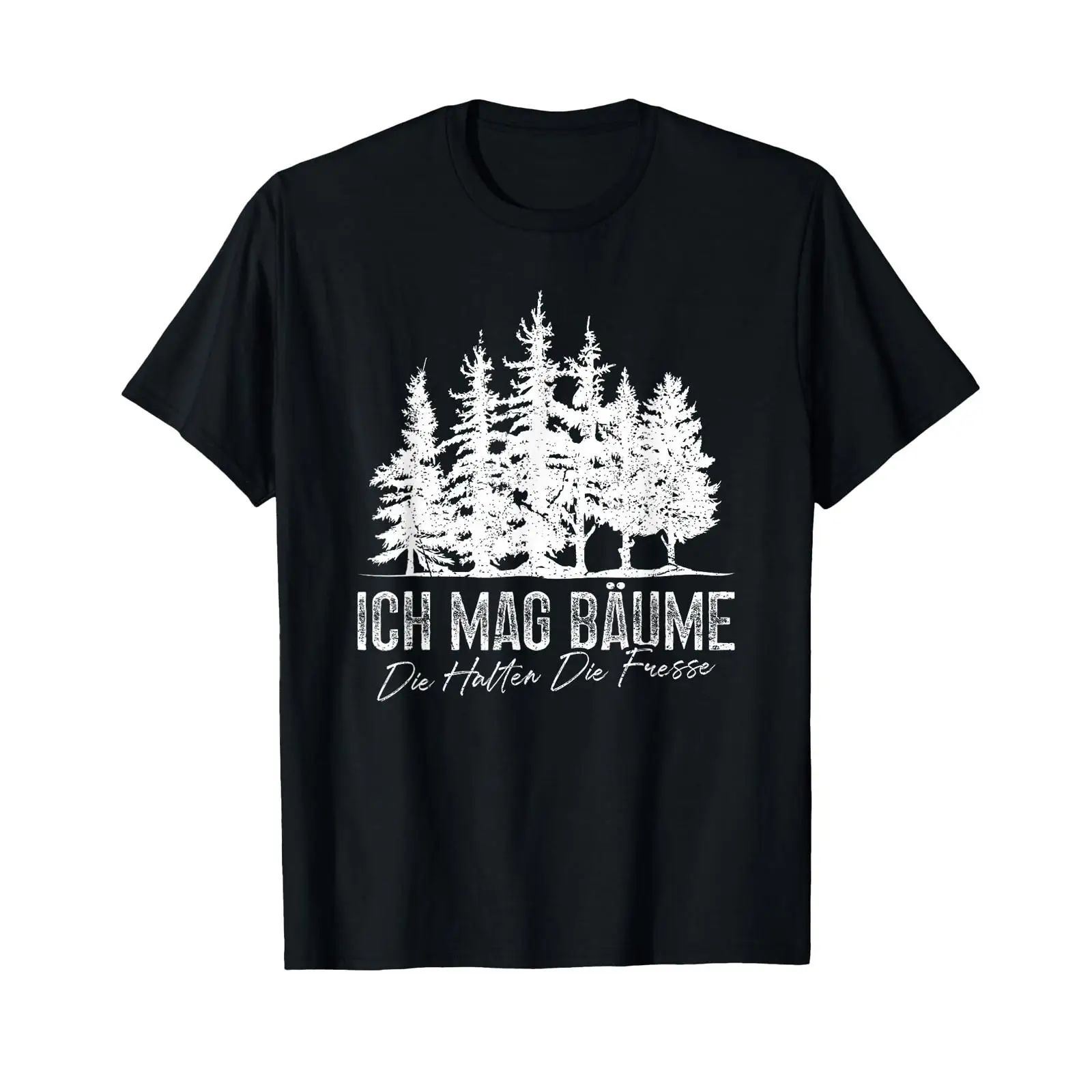 Men'S Fashion Mag - Camiseta Ich Mag Bäume Die Halten