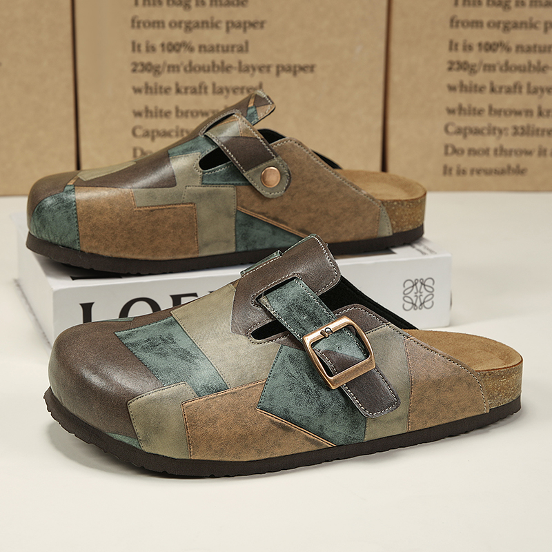 Men'S Fashion For 45 Years Old - Zapatillas de corcho unisex con punta