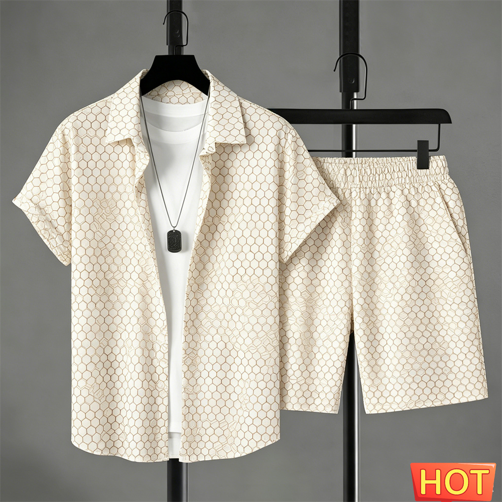 Men'S Fashion Designer - Conjunto de Camisa para Hombre, Estilo