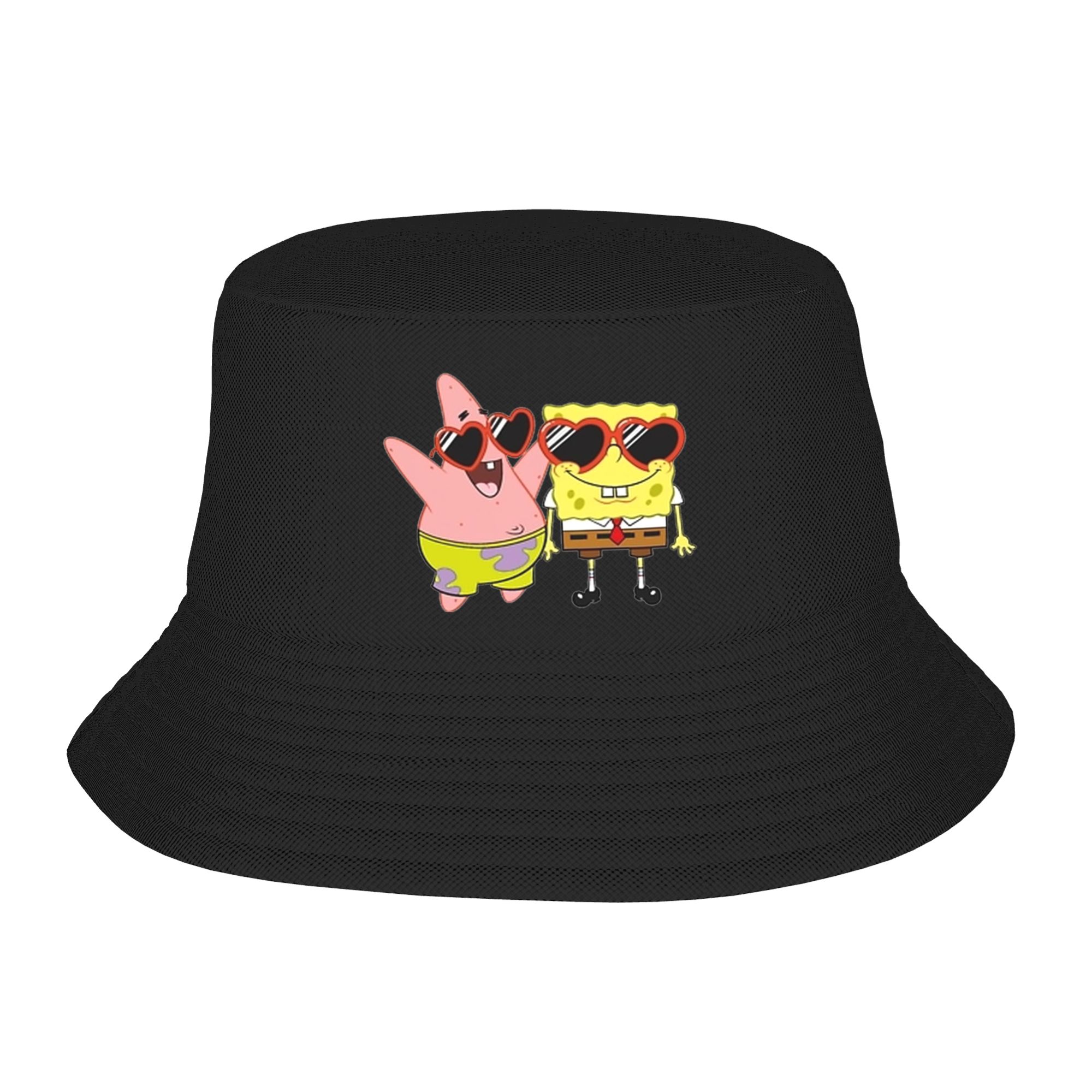 Mens Fashion Bucket Hat - Sombrero de Pescador de Bob Esponja