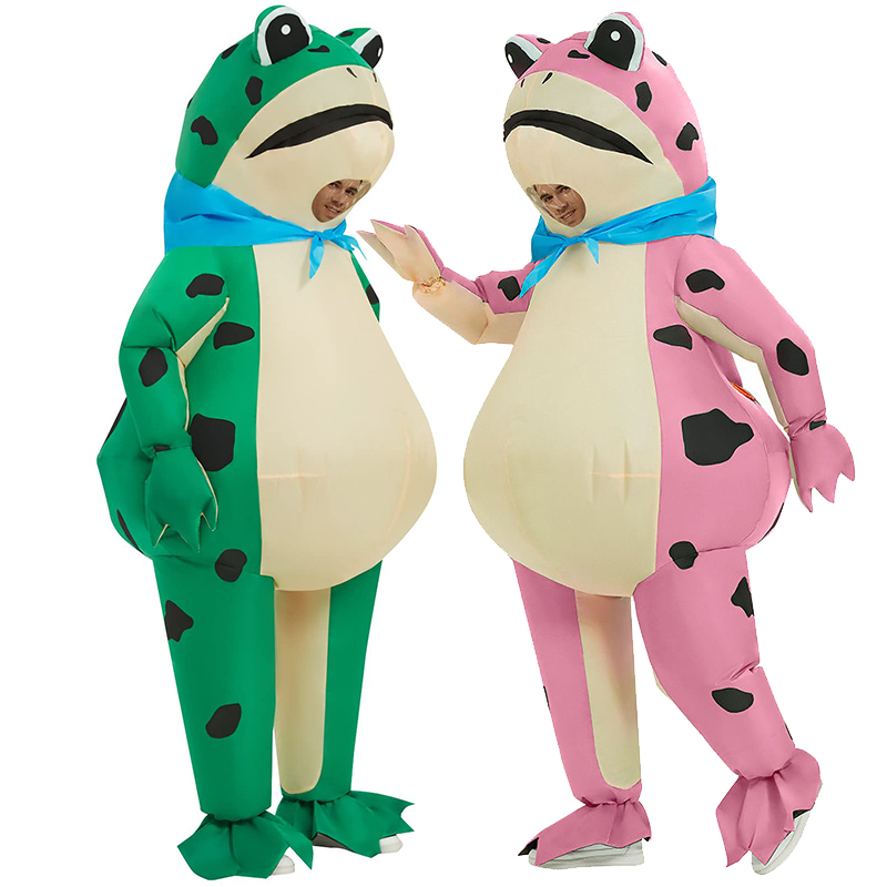 Mens Fashion Jumpsuit - Disfraz de rana inflable para adultos,