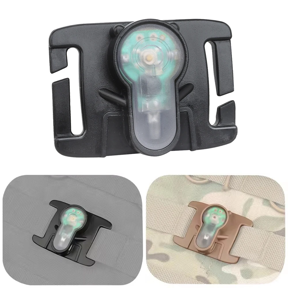 Tactical Vest Men - Luz de señal táctica MOLLE, chaleco