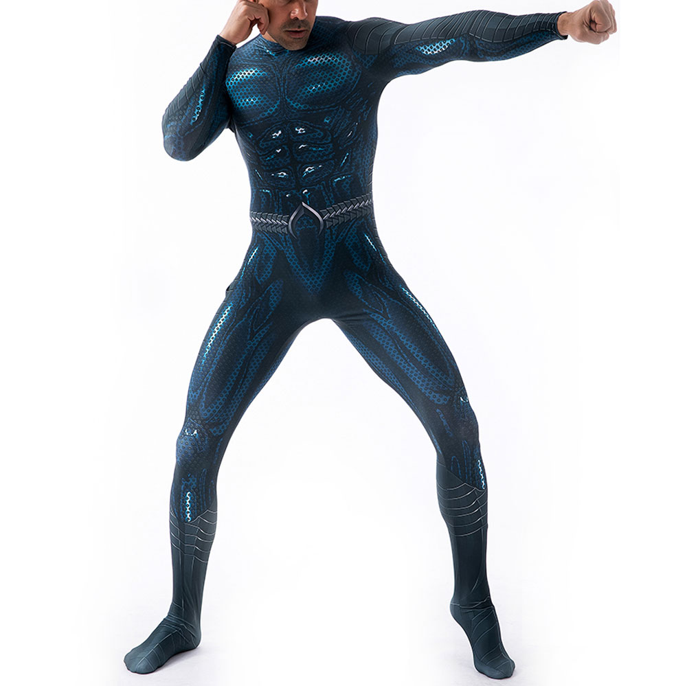 Mens Fashion Jumpsuit - Disfraz de Halloween Aquaman 2, disfraz