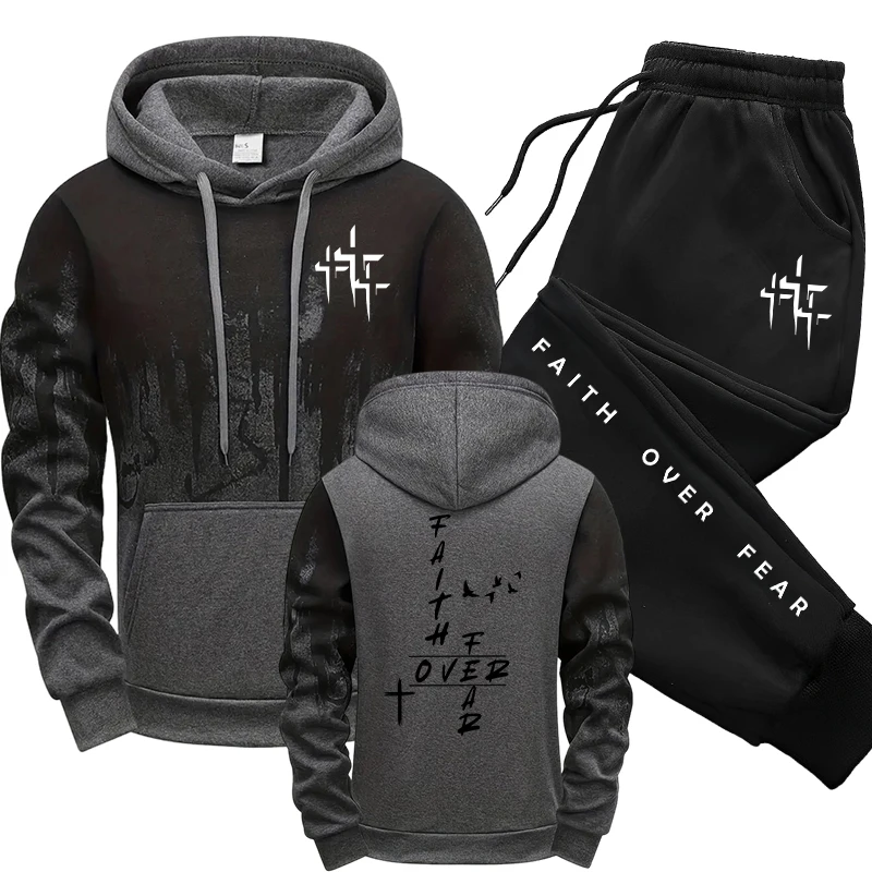 Men'S Fashion Designer - Conjunto Deportivo Informal de Otoño Invierno