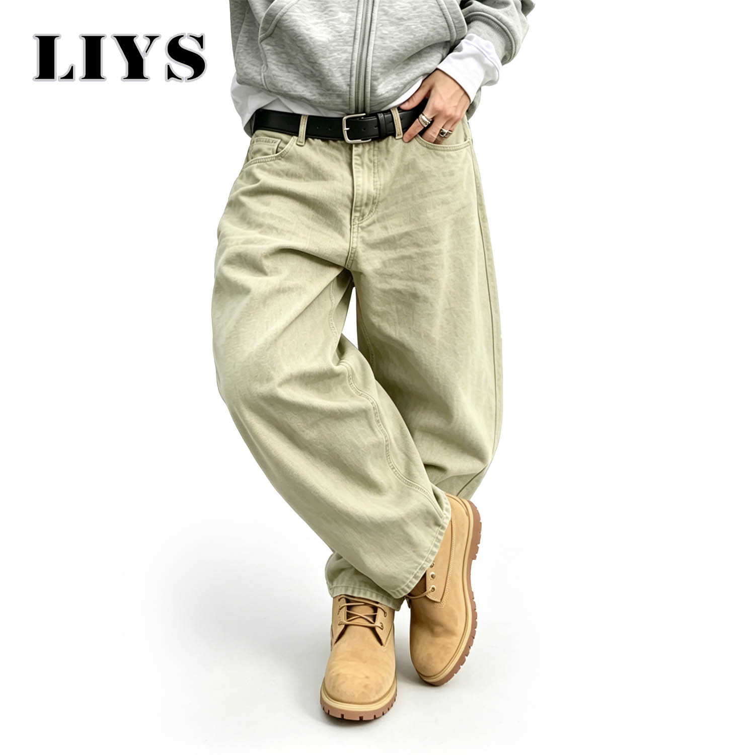Men'S Fashion Khaki Pants - Pantalones vaqueros LIYS para hombre, estilo