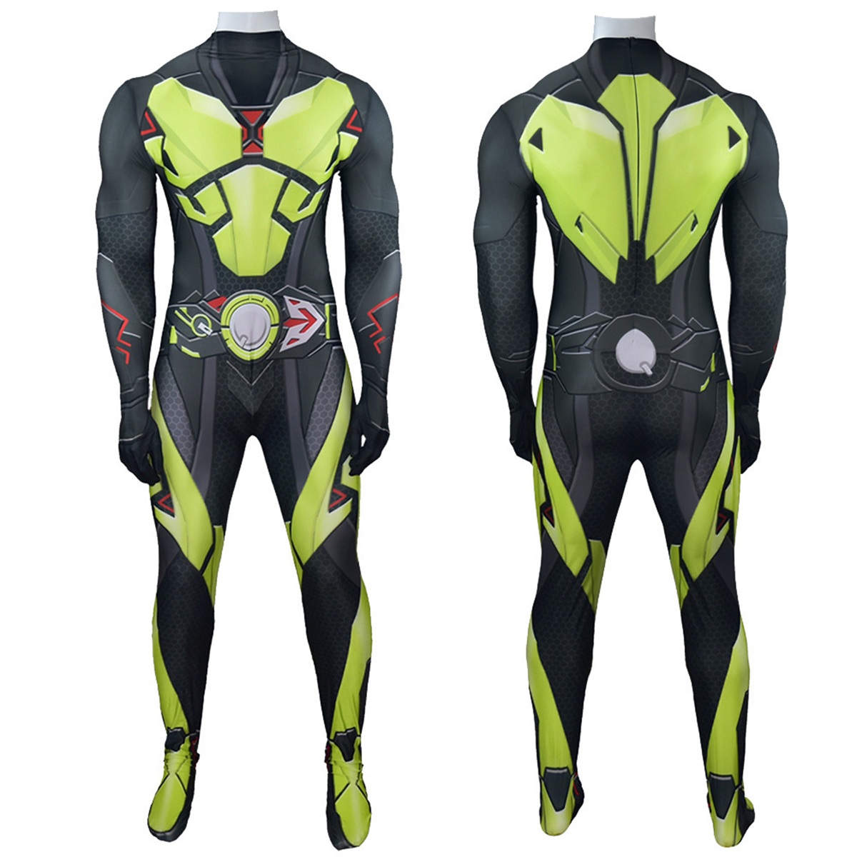Mens Fashion Jumpsuit - Película Halloween Kamen Rider Cosplay Metabee