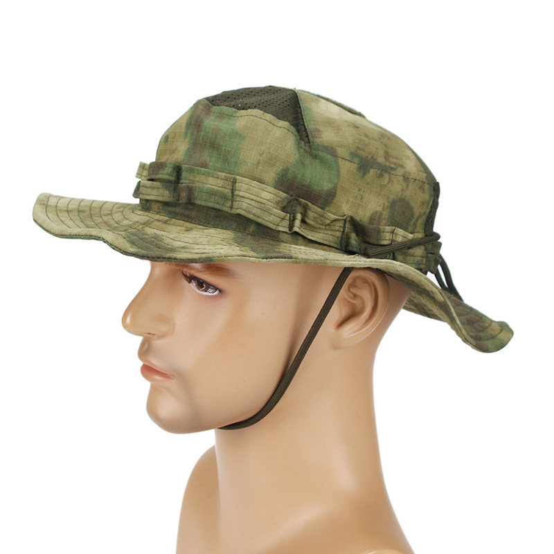 Mens Fashion Bucket Hat - FG atacs Sombrero Boonie de camuflaje