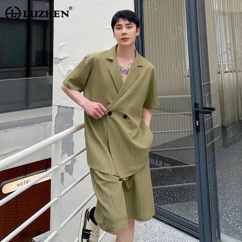 Mens Fashion Casual 2026 - LUZHEN Conjuntos de Moda para Hombre,