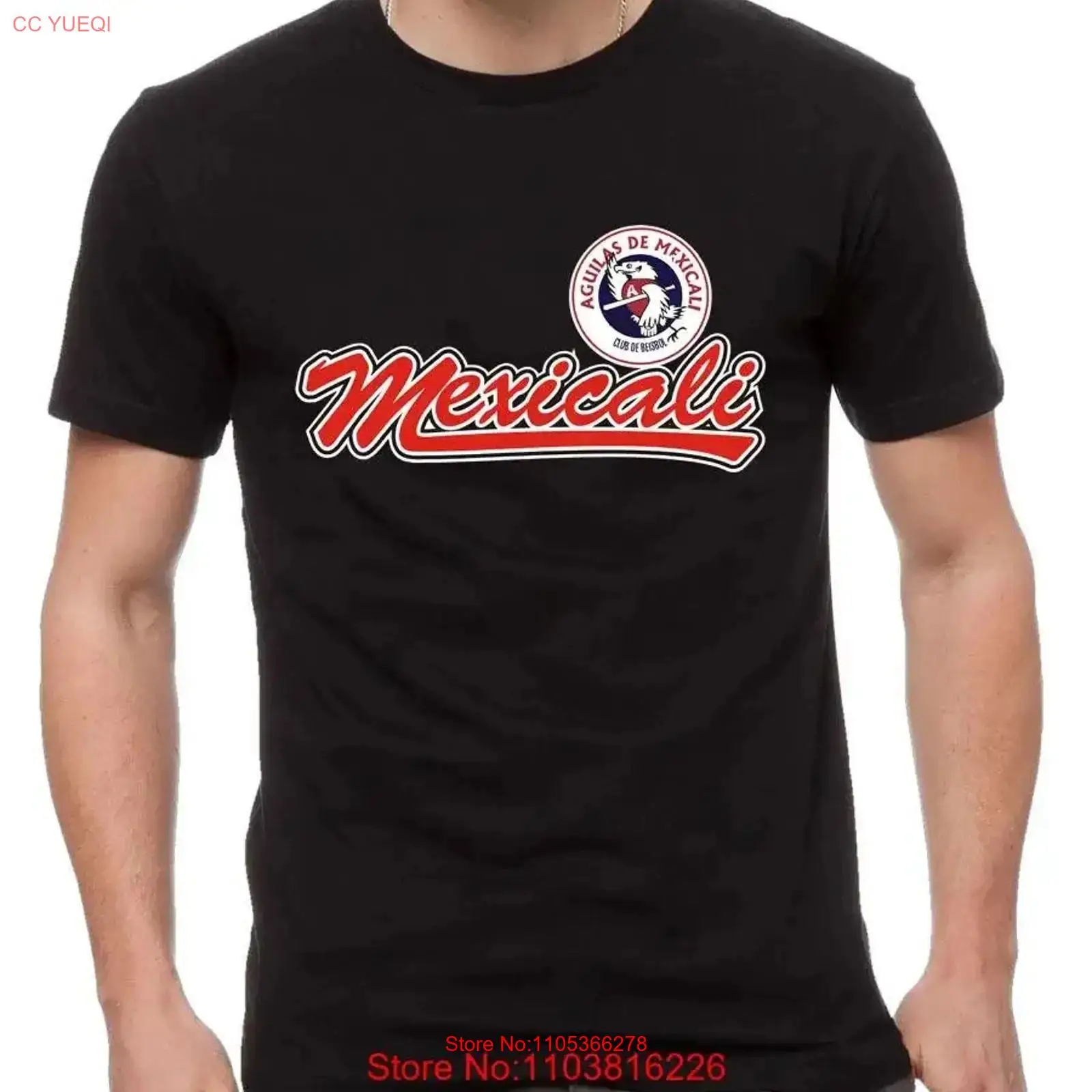 Mens Fashion Mexicali - Camiseta de béisbol del Club de