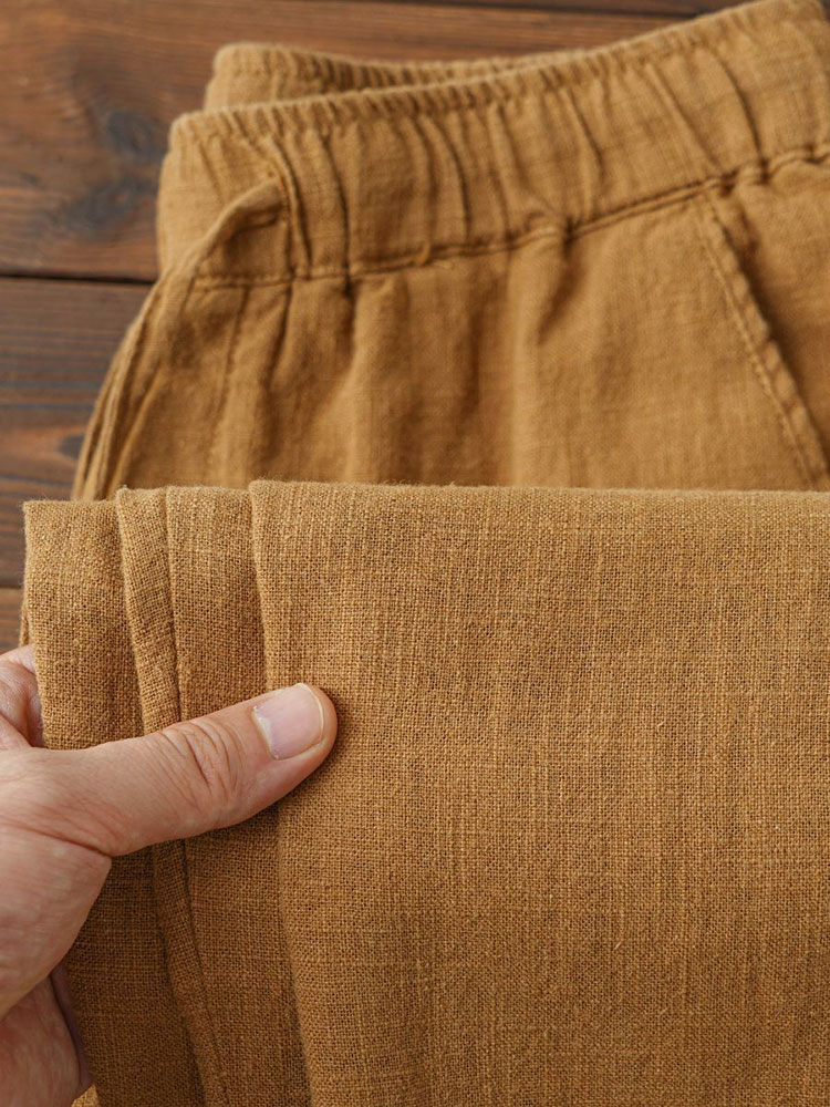 Chino Pants Men - Pantalones Chino informales de lino y