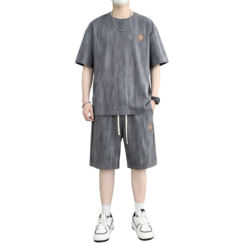 Mens Fashion Suits - 【Camiseta + Pantalones Cortos de 5
