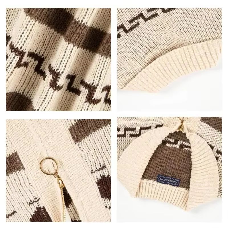 Men'S Fashion V Neck Sweater - Cárdigan de invierno para hombre, estilo