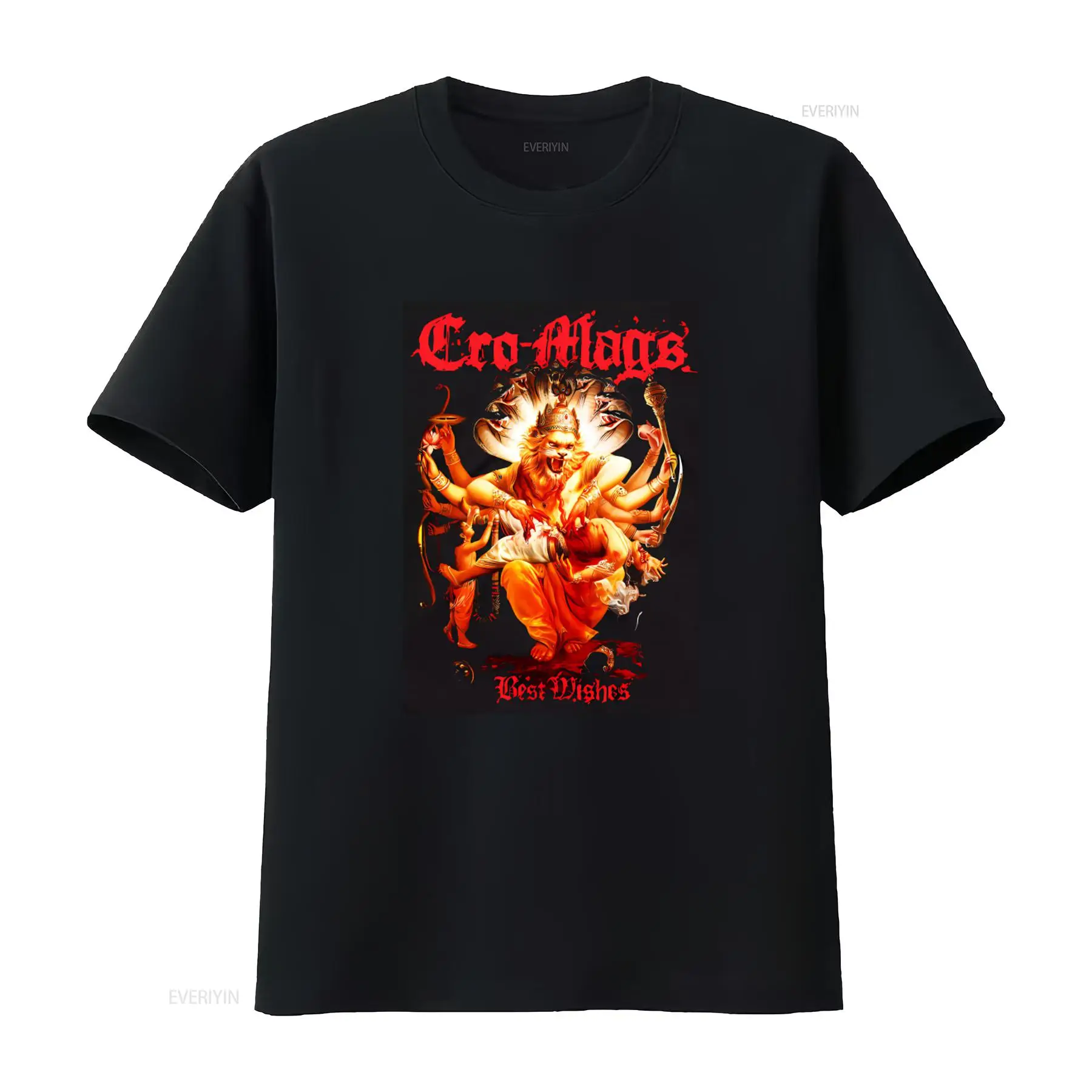 Men'S Fashion Mag - Camiseta con estampado de CRO MAGS