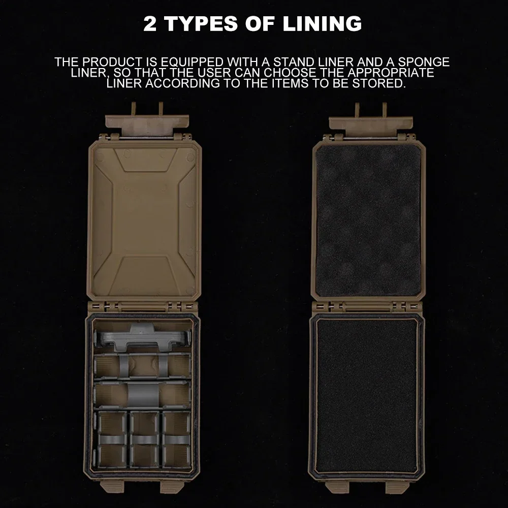 Tactical Vest Men - Caja de almacenamiento de batería, funda