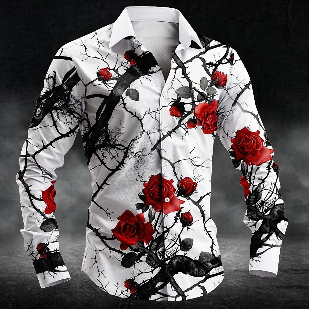 Men'S Fashion Designer - Camisas de manga larga con estampado