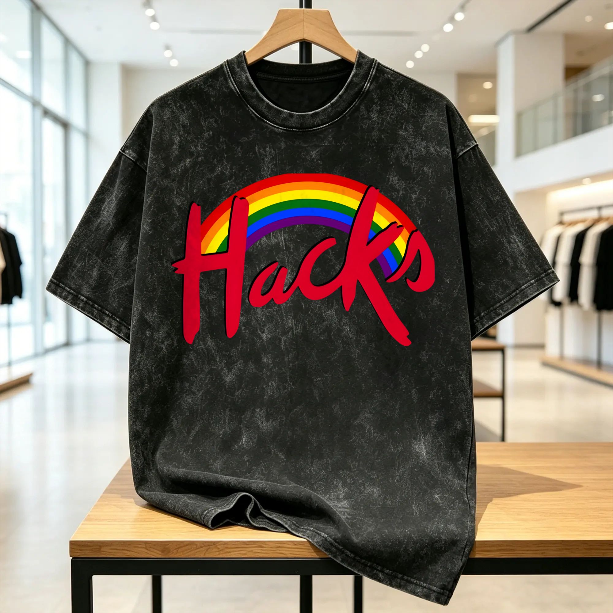 Mens Fashion Hacks - Camiseta Hacks TV Show para hombre,