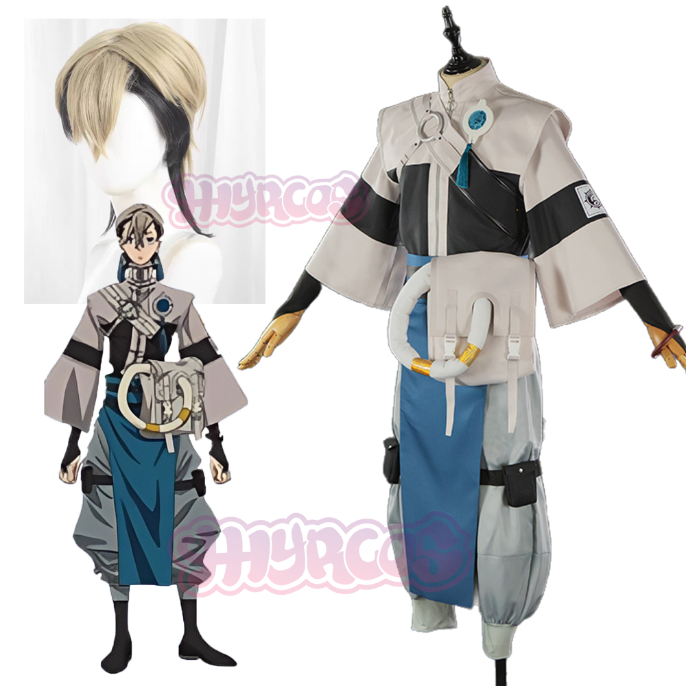 Mens Fashion Jumpsuit - Gachiakuta Zanka Cosplay disfraz peluca Zanka