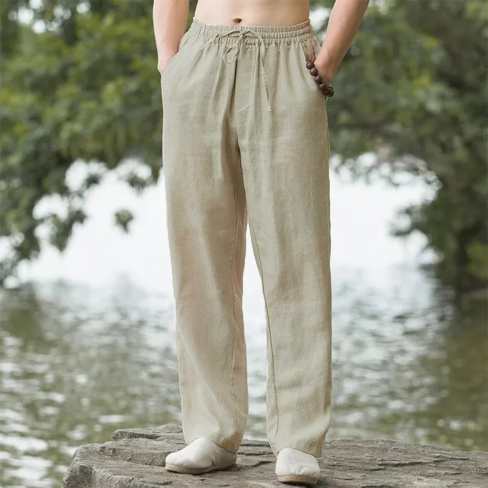 Chino Pants Men - Pantalones de playa para hombre, ropa