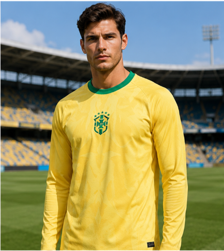 Men'S Fashion Designer - Camiseta de Fútbol de Manga Larga
