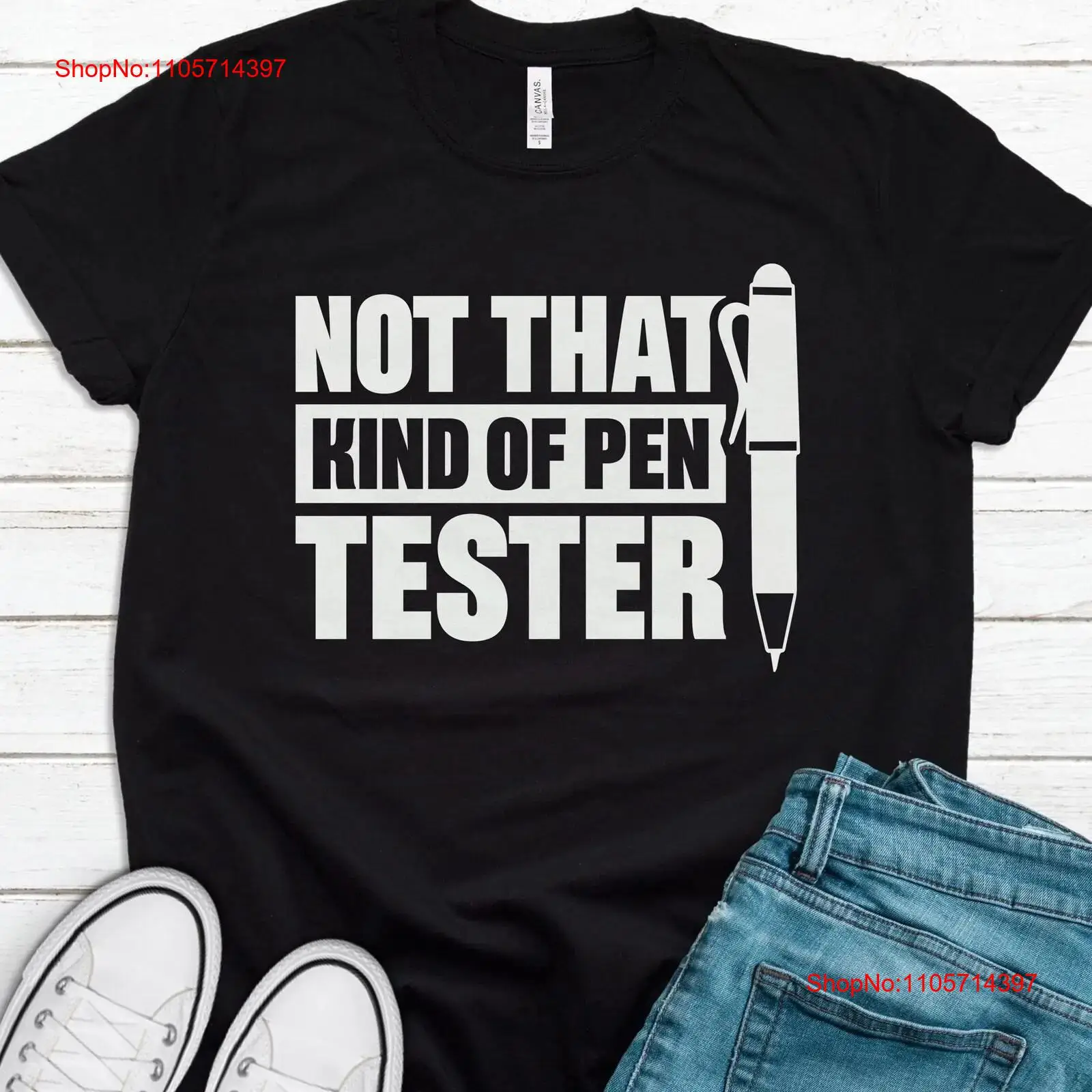 Mens Fashion Hacks - Camiseta de investigador de seguridad, Pen