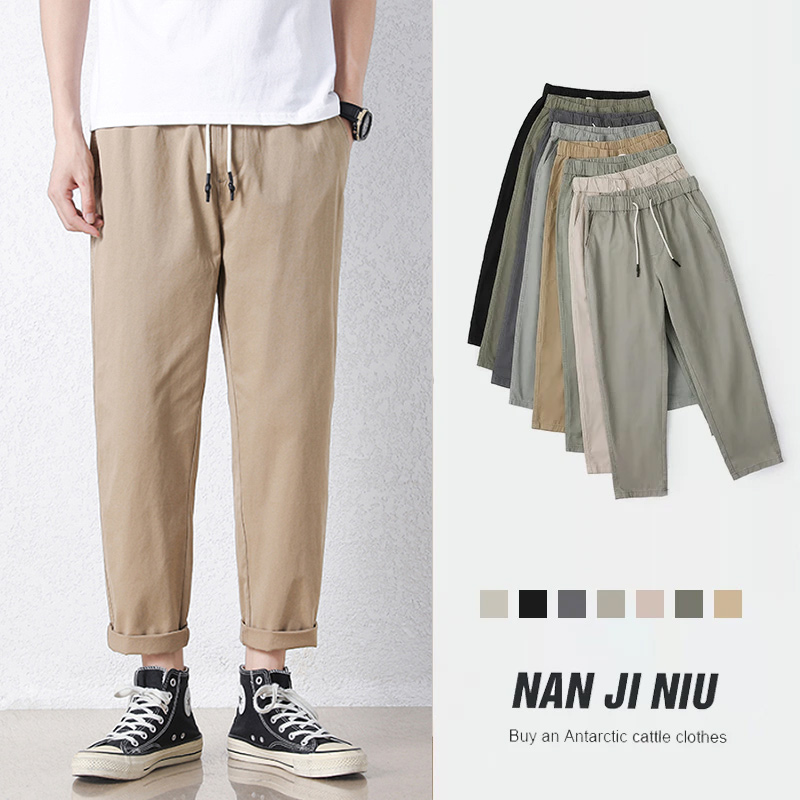 Chino Pants Men - Pantalones Casuales de Primavera/Verano para Hombre,