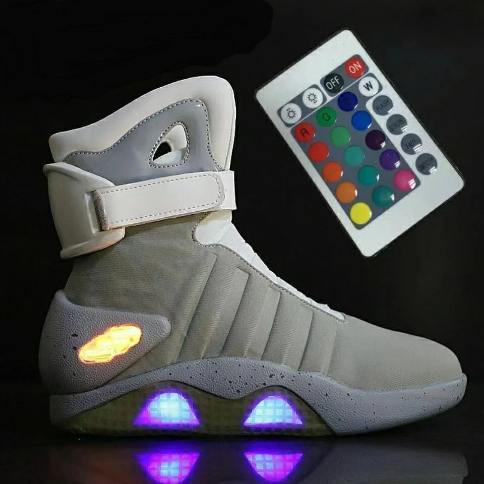 Men'S Fashion Mag - Zapatos LED Mag con Control remoto,