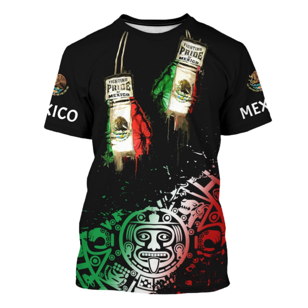 Mens Fashion Mexico - Camiseta con estampado 3d de motocicleta