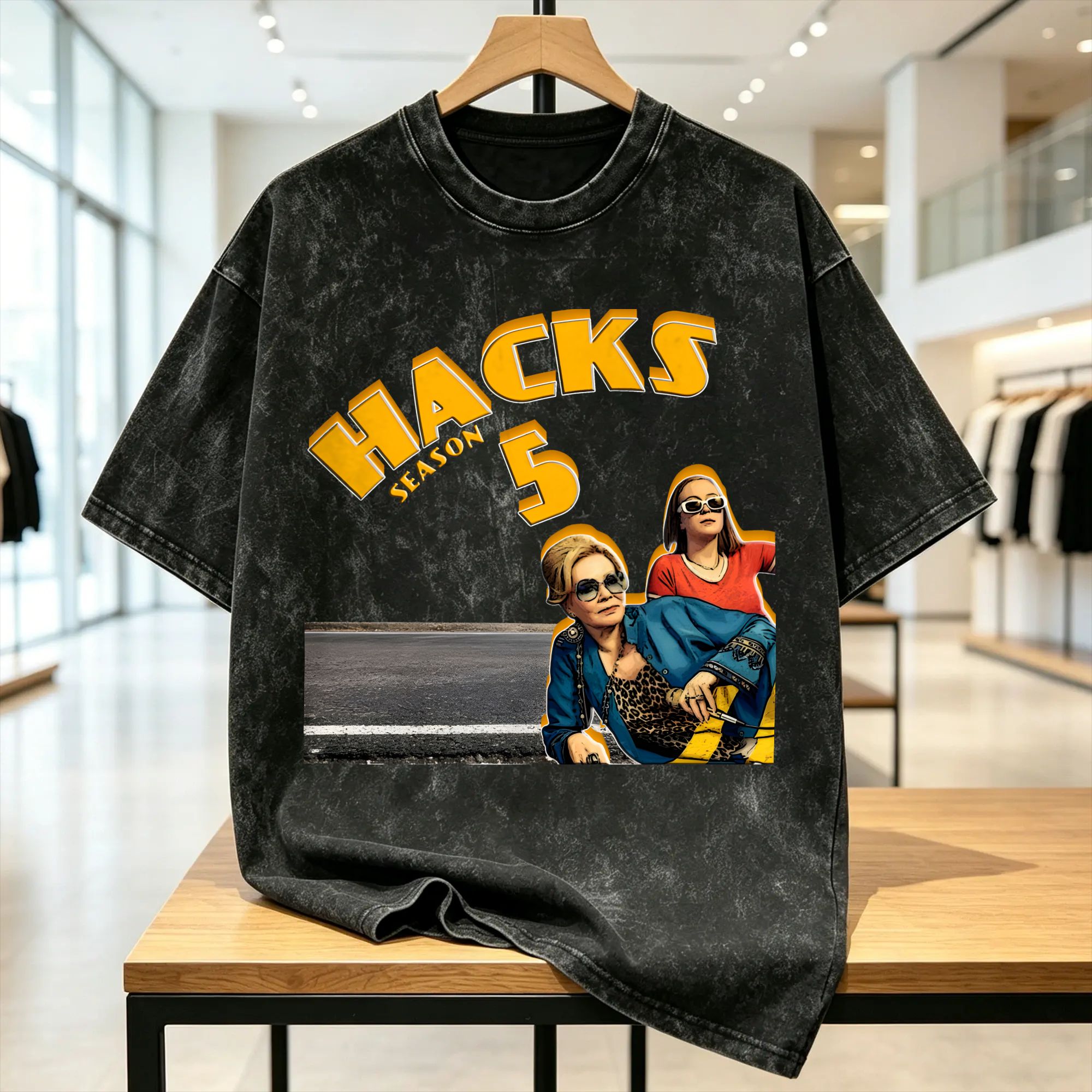 Mens Fashion Hacks - Camiseta Oversize Lavada con Diseño de
