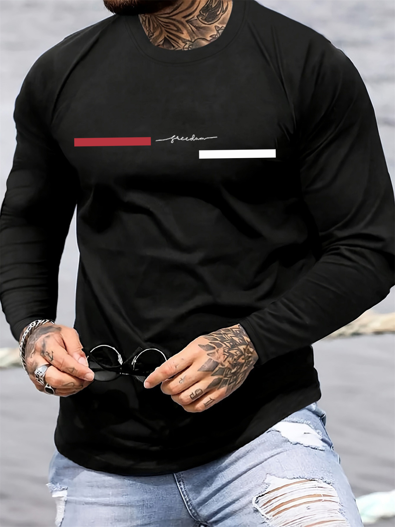 Camiseta versátil 100% de algo - Men Fashion Upper reseña y precio