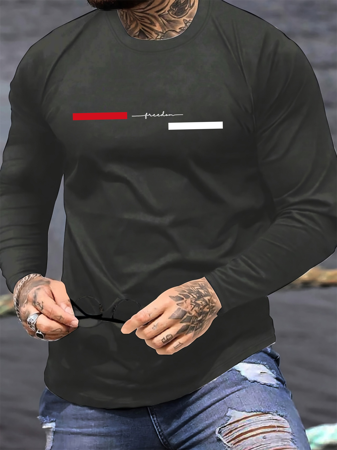 Camiseta versátil 100% de algo - Men Fashion Upper reseña y precio