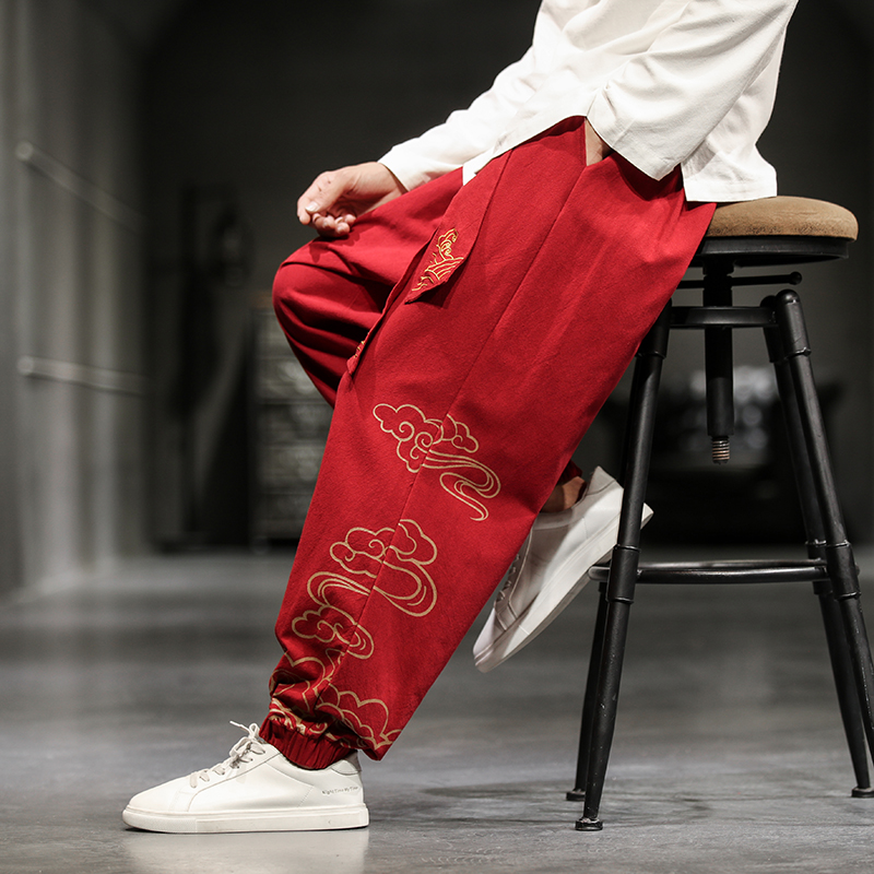 Pantalones con estampado de nu - Chino Pants Men reseña y precio