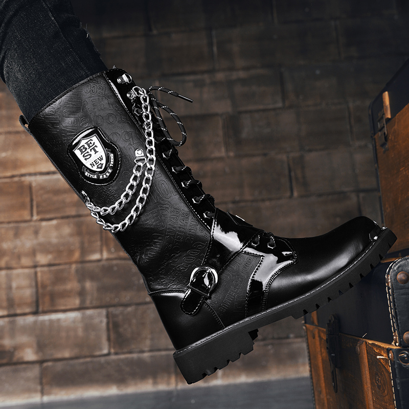 Botas de moto de caña alta par - Men'S Fashion For 45 Years Old reseña y precio