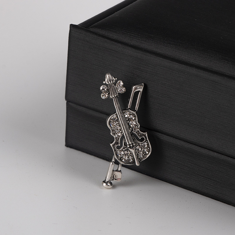 Broche de violín de cristal, j - Men'S Fashion Korea reseña y precio