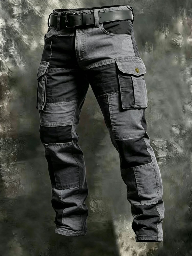 Pantalones Cargo de Algodón pa - Men'S Fashion Khaki Pants reseña y precio