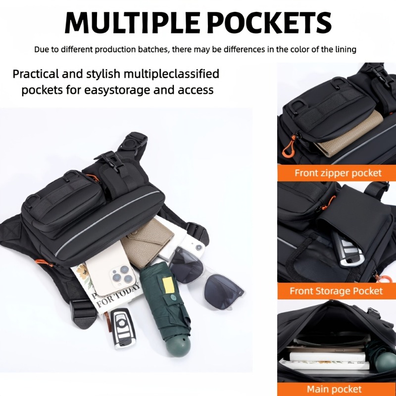 Bolsa táctica de pecho para ho - Tactical Vest Men reseña y precio